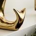 Mid-Century Brass Animal Stocking Holders