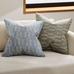 Checkered Ikat Pillow Cover