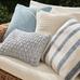 Outdoor Lattice Crochet Pillow