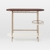 Tiered 40" Bar Console, Parchment