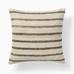 Silk Broad Stripe Pillow Cover