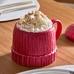 Cable Knit Hat Figural Stoneware Mug