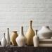 Glazed Ceramic Vases (24"H)