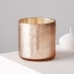 Crosshatch Textured Mercury Glass Votive Holder , Individual