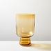 Pure Glass Pillar Candle Holder , Individual