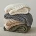 Chunky Cotton Knit Throw