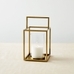 Framed Metal Lanterns - Brass