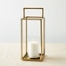 Framed Metal Lanterns - Brass