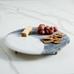 Marble + Copper Footed Cheese Board