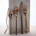 Modern Flatware Set, Rose Gold