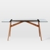 Jensen Rectangle Solid Wood Dining Table (76")
