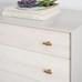 Modernist Wood + Lacquer 6-Drawer Dresser, Winter Wood