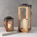 Wood + Rope Lanterns - Natural