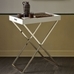 Tall Butler Tray Stand, Nickel