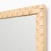 Cantilever Textured Wood Wall Mirror