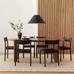 Anton Solid Wood Oval Dining Table