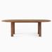 Anton Solid Wood Oval Dining Table