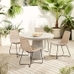 Concrete Indoor/Outdoor Pedestal Round Dining Table (32")