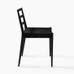 Holland Solid Wood Dinning Chair Black