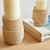 Asher Textured Ceramic Pillar Holders