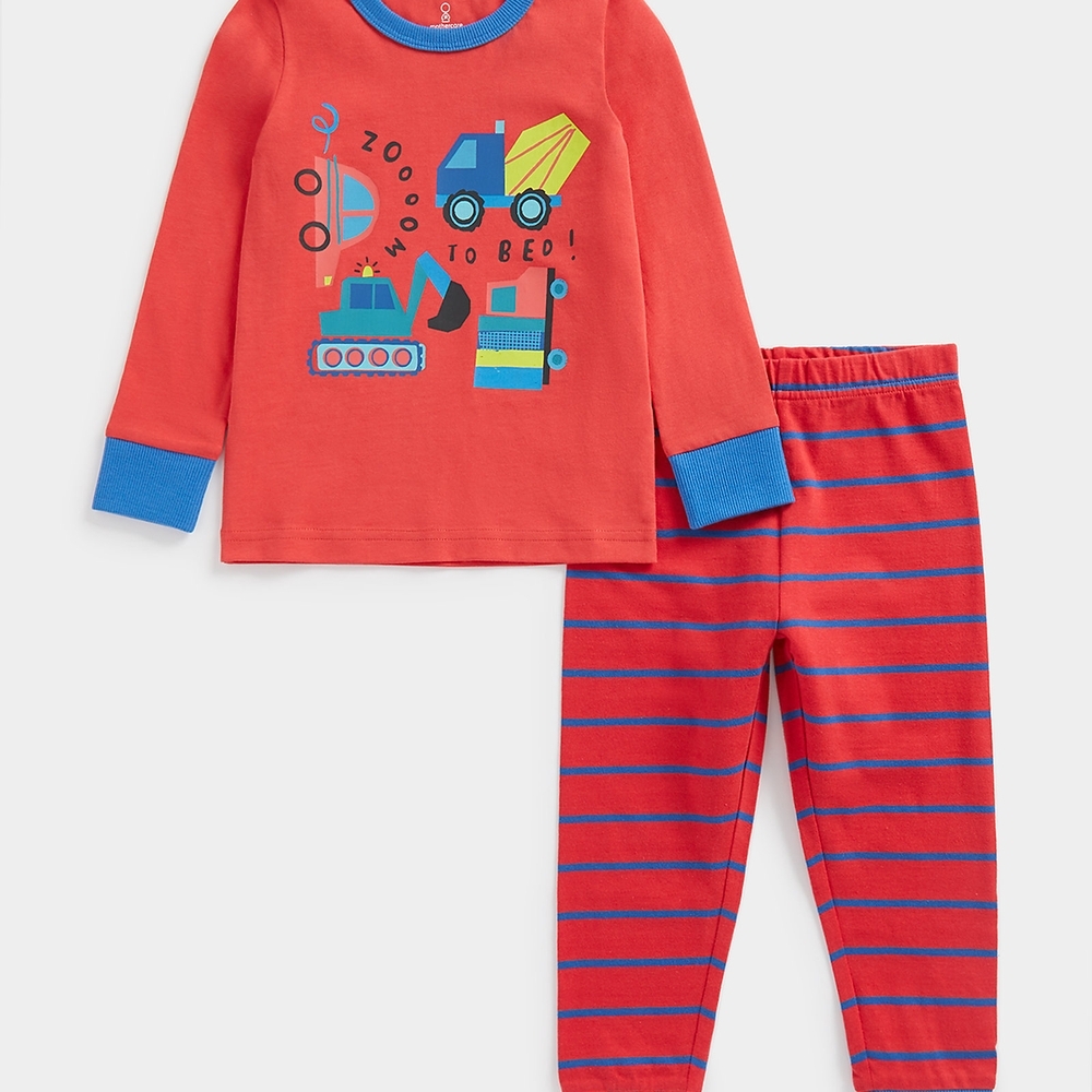 Buy Boys Full Sleeves Pyjama Set Sporty All Over Print-Multicolor