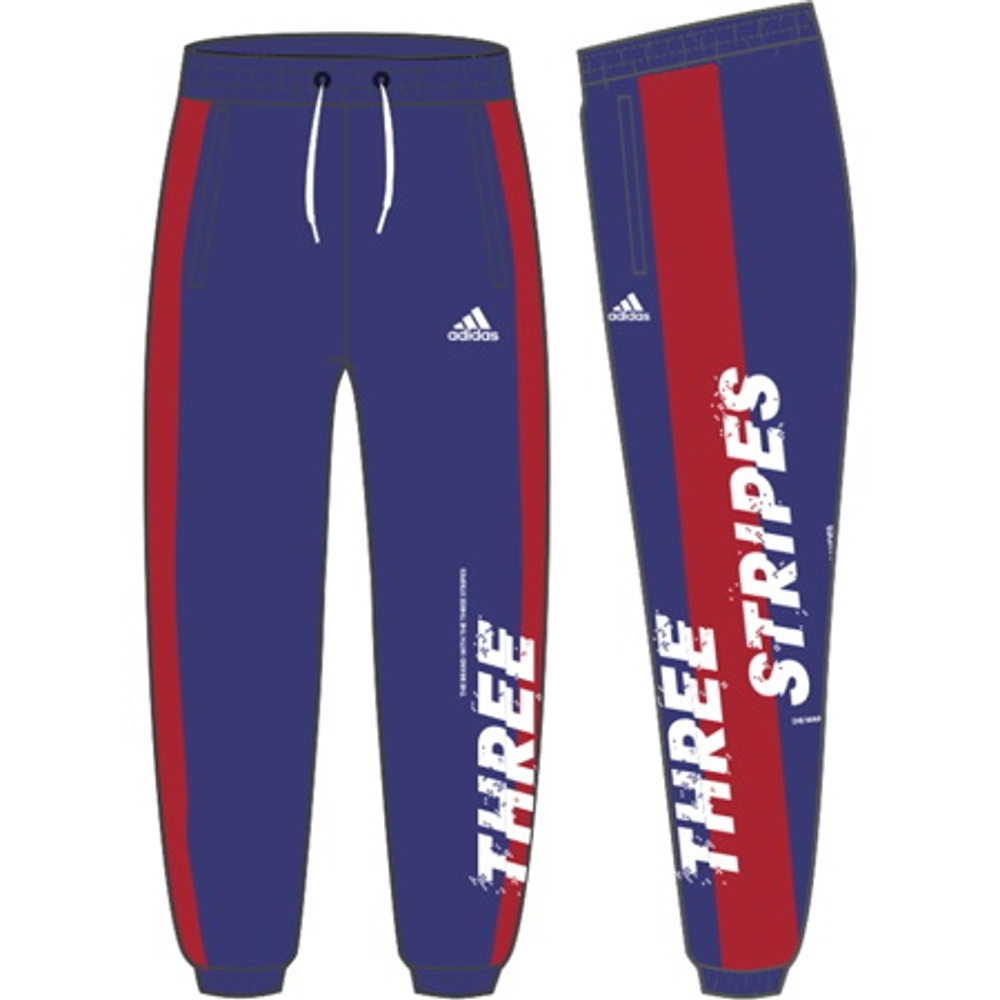 Buy Adidas Kids - Pants Male Stripes-Pack Of 1-Blue Online at Best
