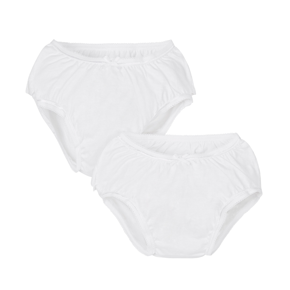White Frilly Nappy Cover Briefs