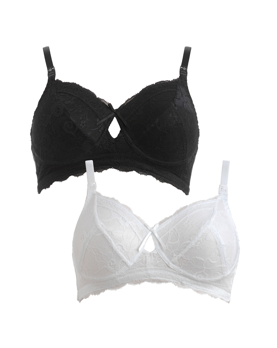 black and nude smoothing nursing t-shirt bra - 2 pack - Blooming Marvellous