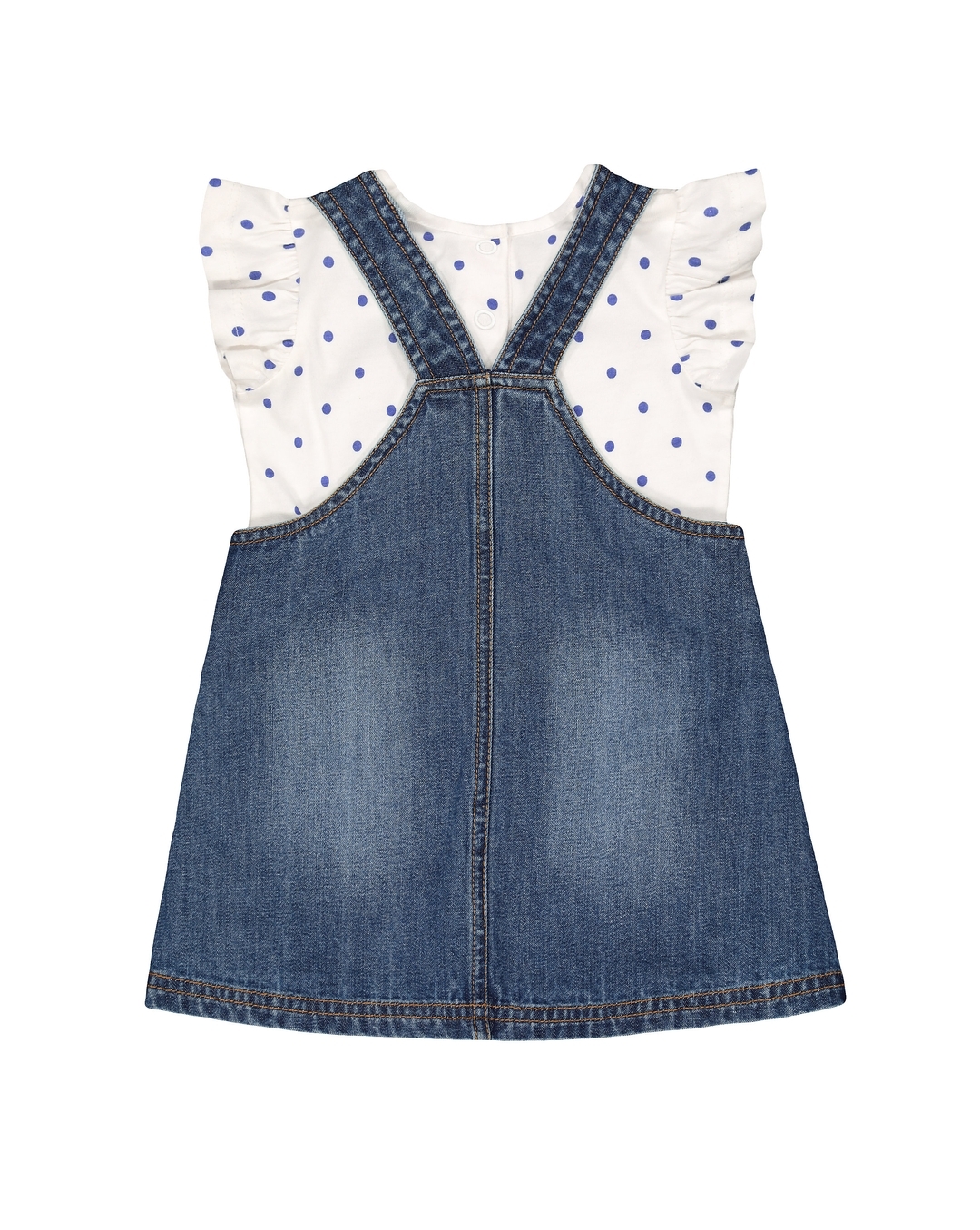 100% cotton denim dress for baby girl | PlayUp-sgquangbinhtourist.com.vn