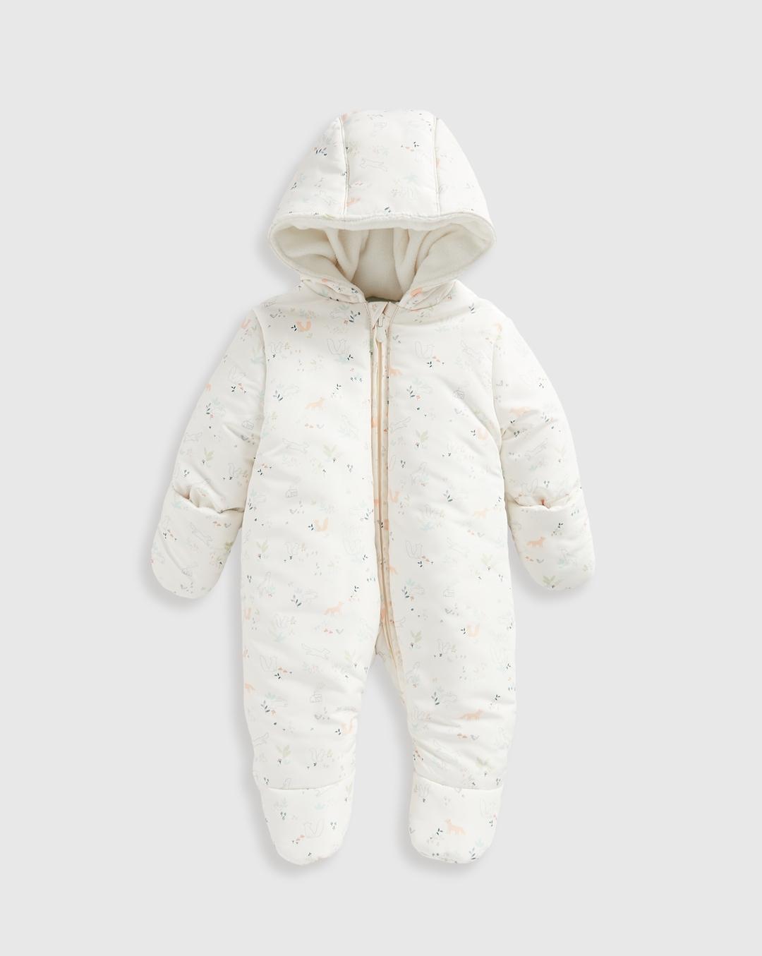 Label Parka Bebe NiÃ±a Zara Baby Hooded Snowsuit NEW With Tags