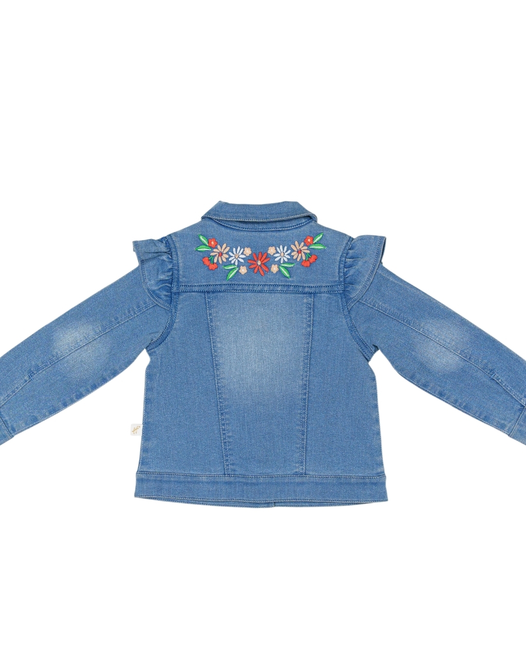 Toddler Baby Girls Floral Print Bowknot Short Sleeve Princess Denim Dr –  Elite Outlet Store