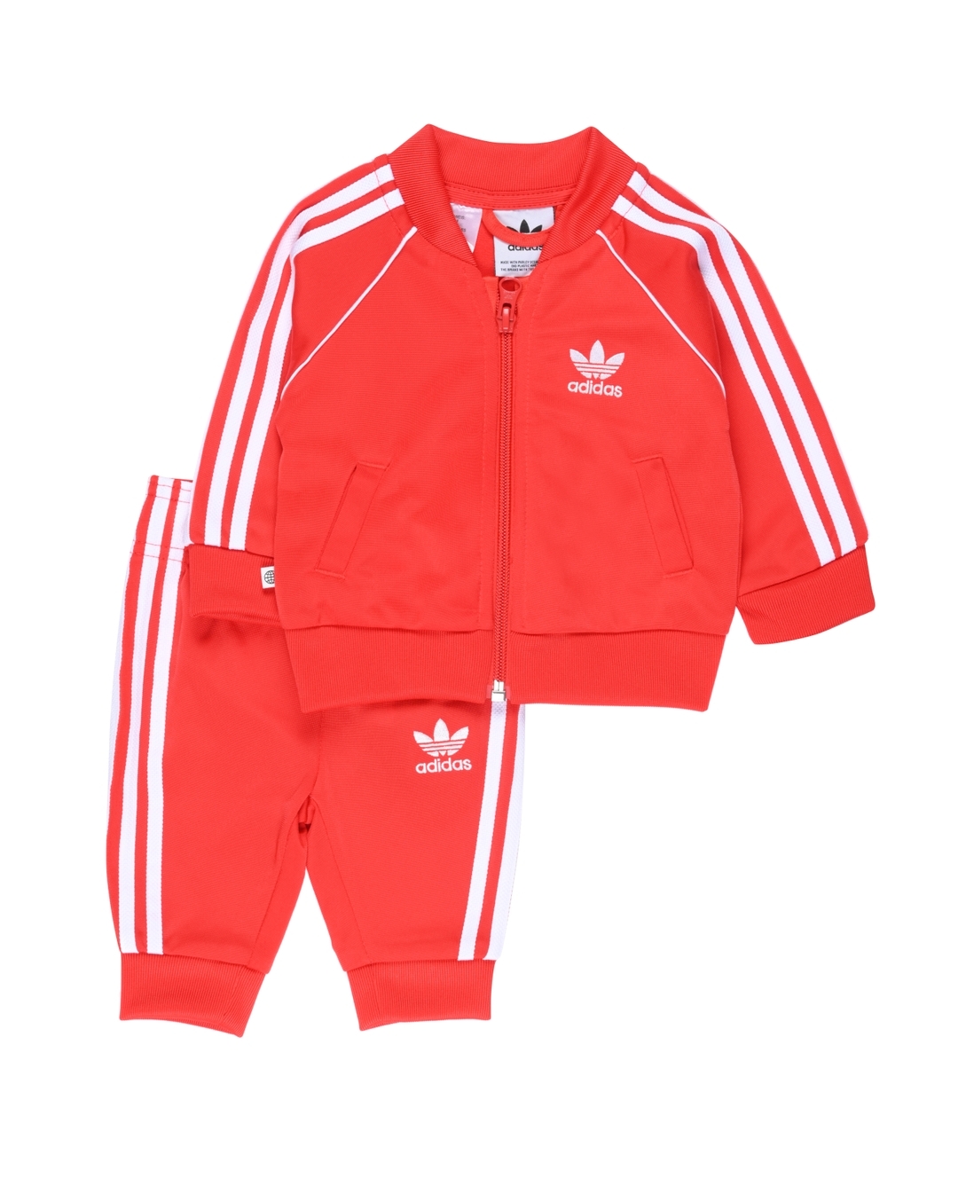 Adidas red clearance tracksuit boys