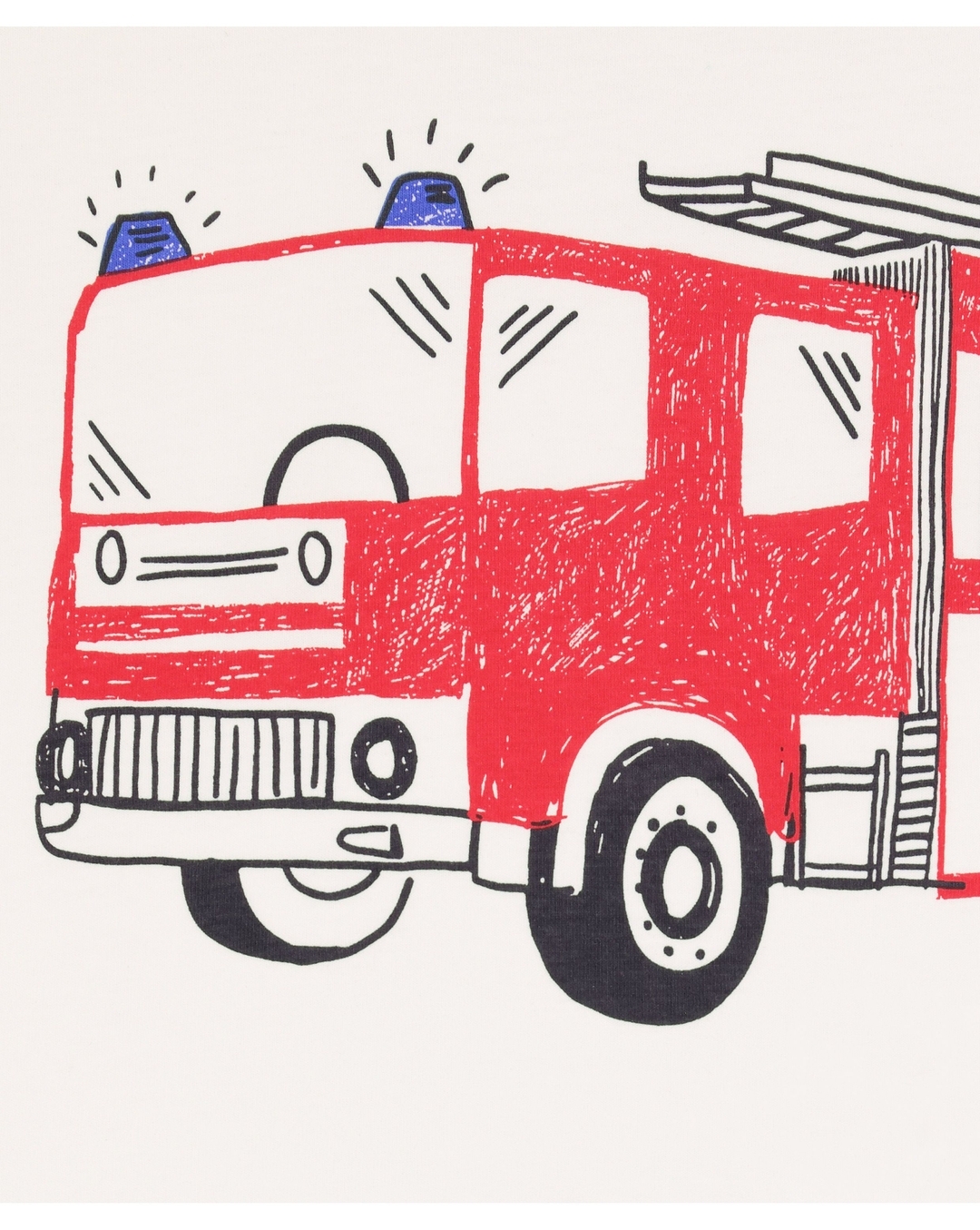 How to draw a firetruck?