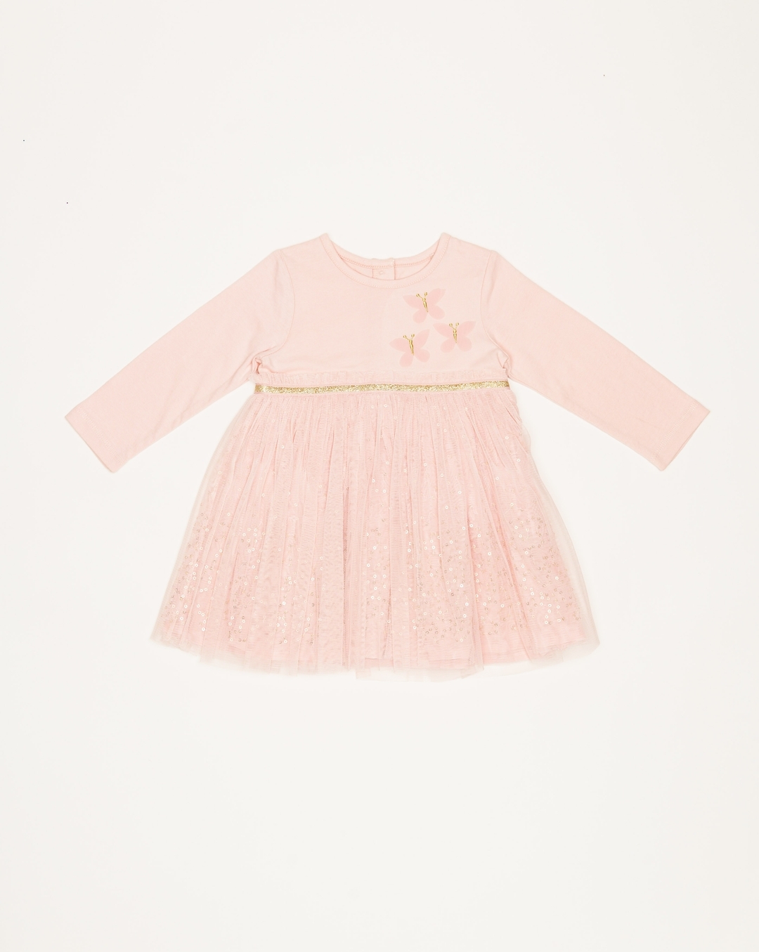 Nessa' Pastel Pink Linen Puff-Sleeve Dress – Lillibet.babygotclass