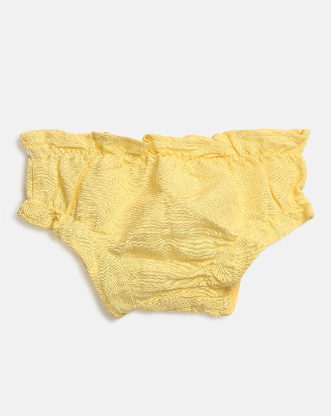 Buy Girls Full Sleeve Bodysuit Set With Bloomers-Yellow Multi