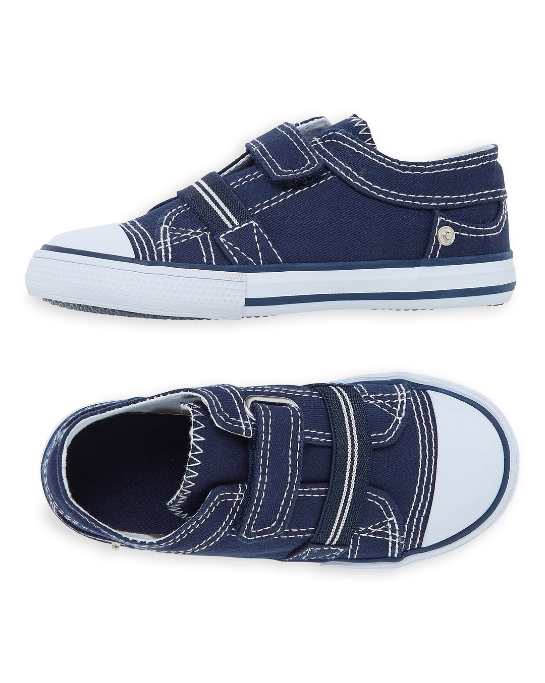 Boys canvas hot sale slip ons