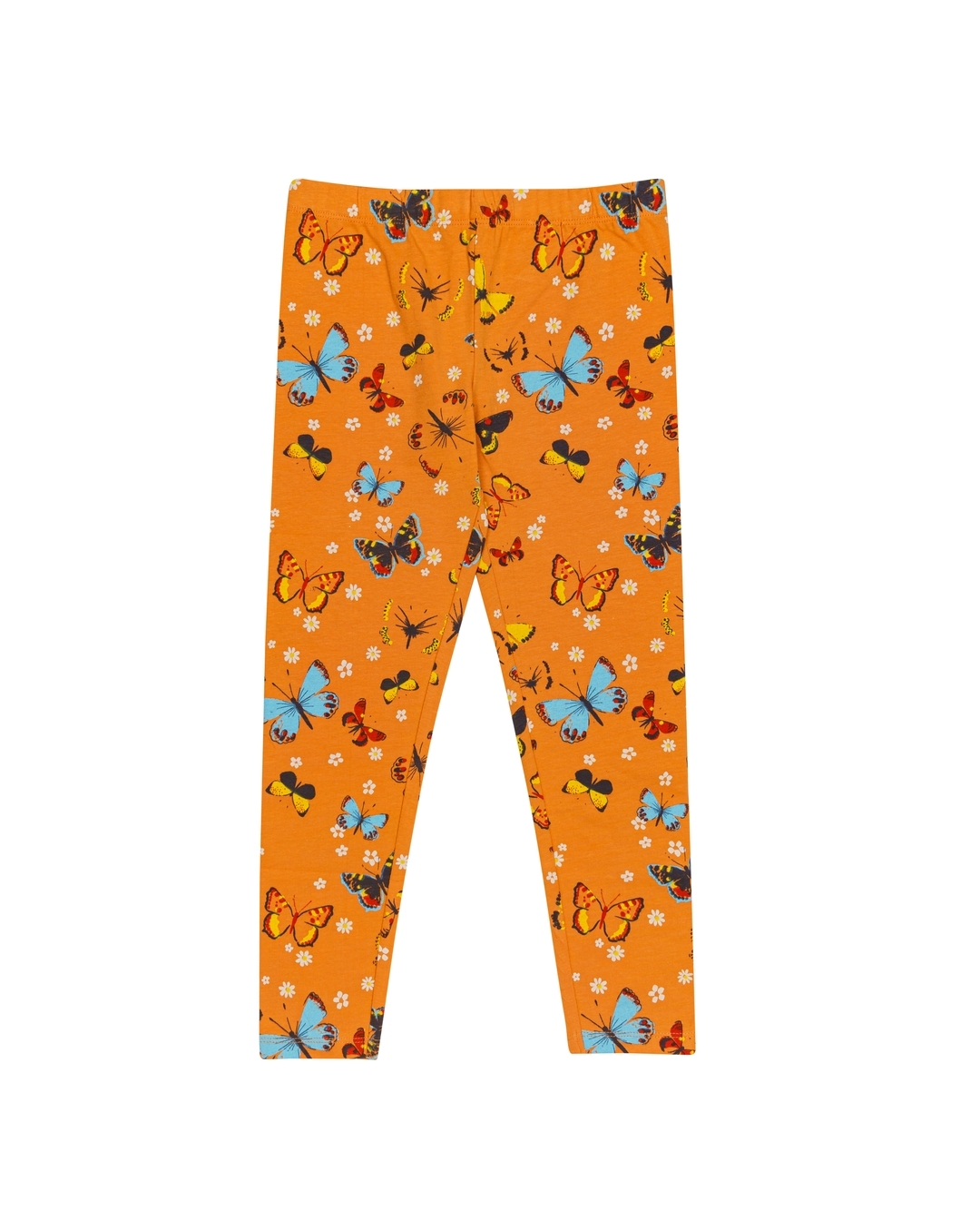 Buy Girls Leggings Butterfly All Over Print-Multicolor Online at Best Price