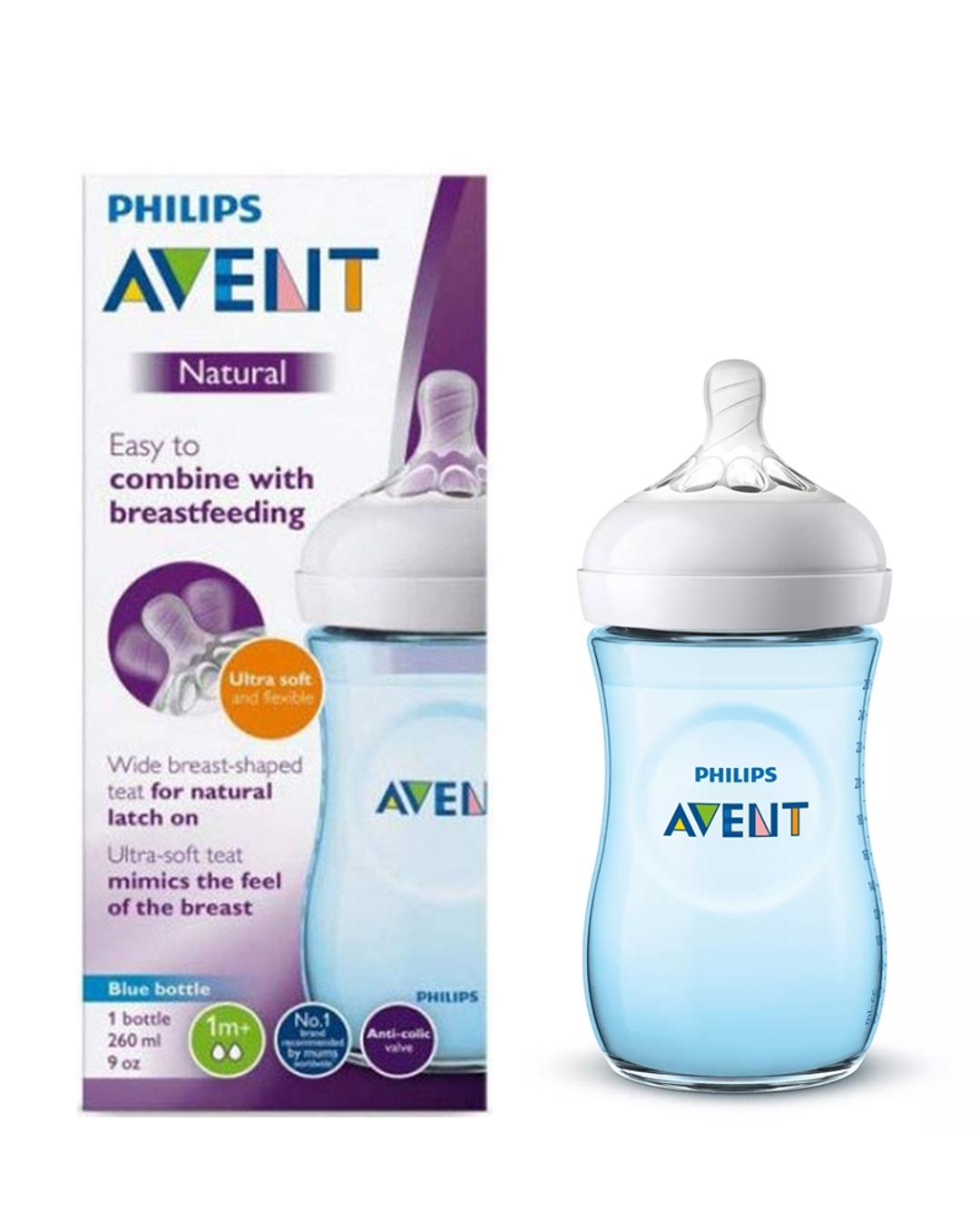 Philips Avent Newborn Baby Bottle Kit Blue