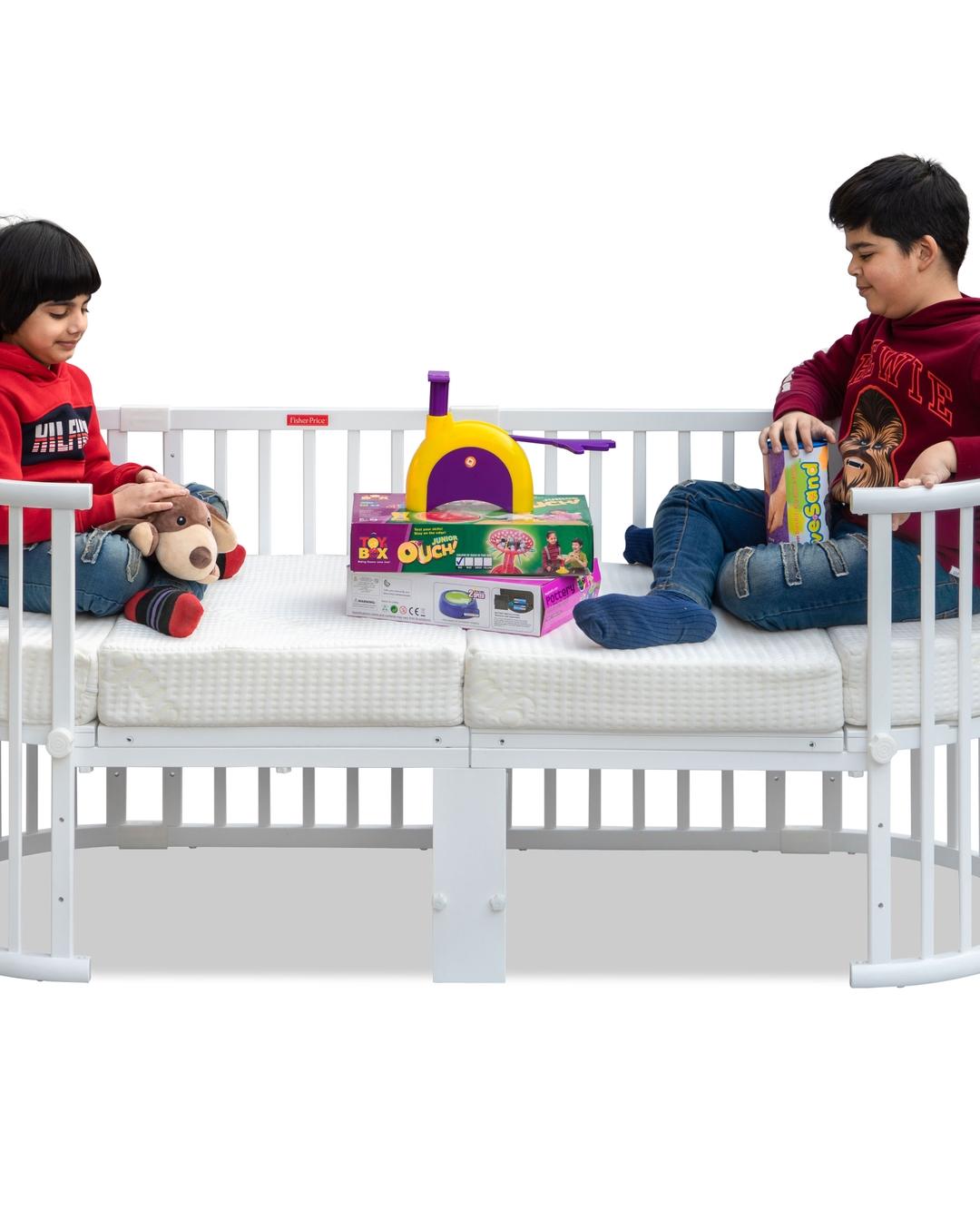 Buy Fisher Price Florence Multifunction Baby Crib and Bed White Online at Best Price Mothercare India