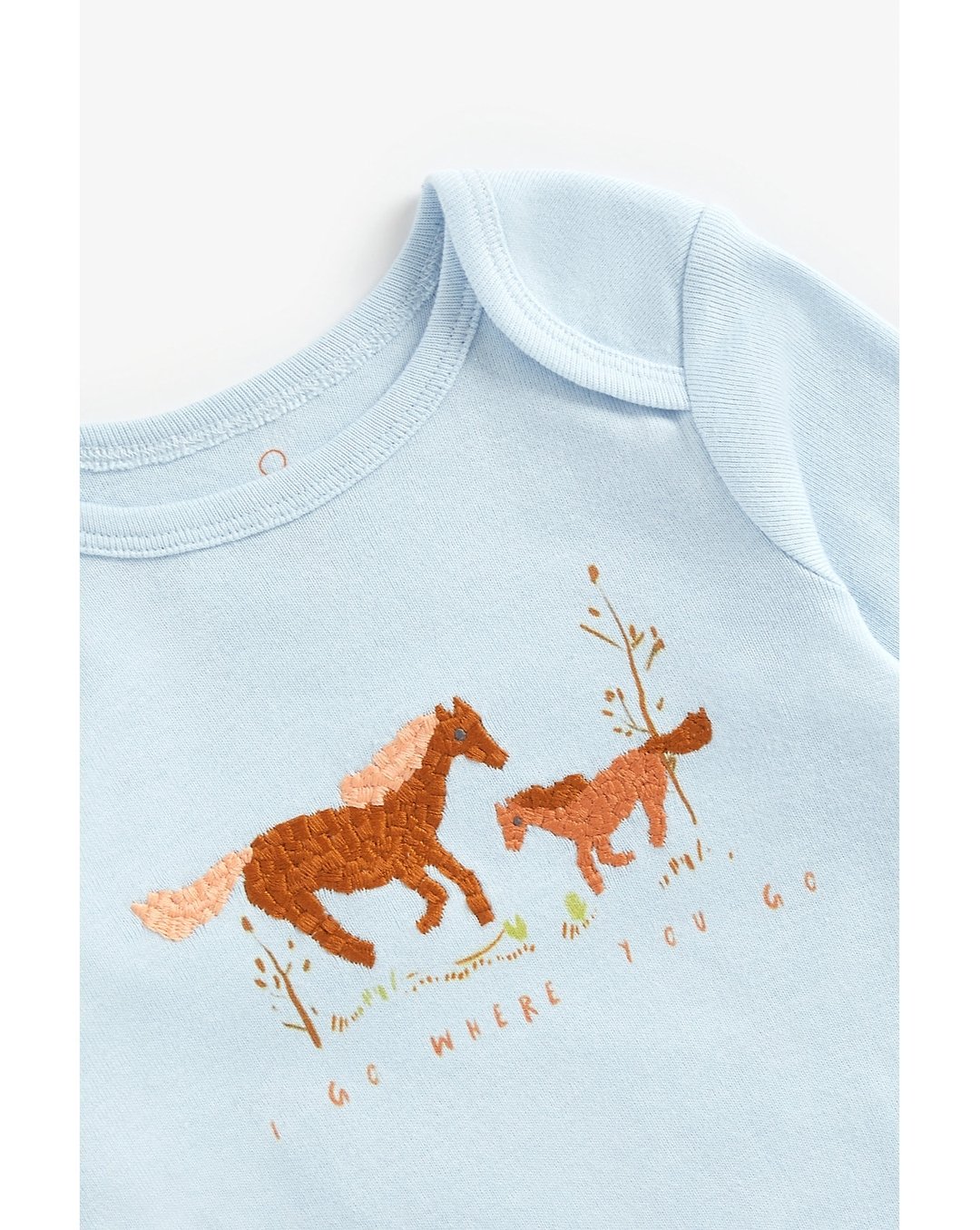 Buy Boys Full sleeves Pyjama set horse embroidery Pack of 2