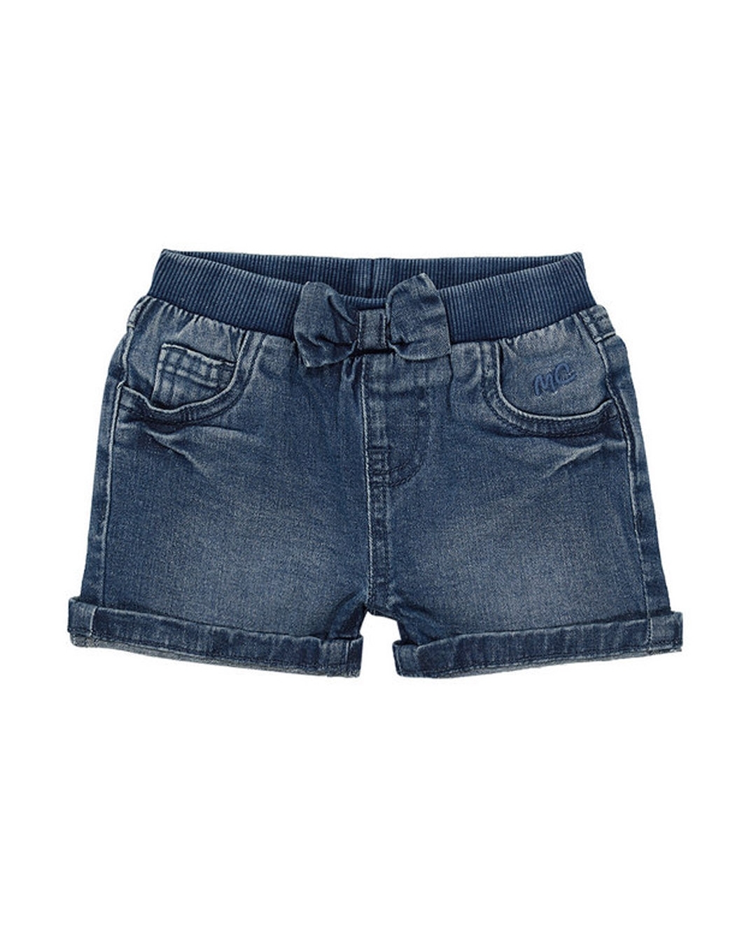 Buy Girls Shorts-Washed Denim Online at Best Price