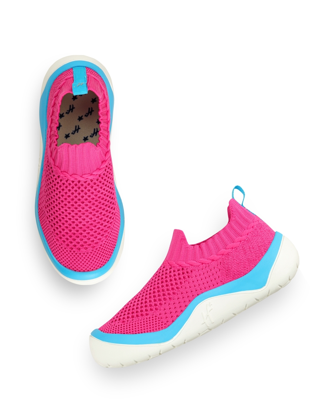 Buy YK Girls Pink & Off White Floral Print Sneakers - Casual Shoes for Girls  7373016 | Myntra
