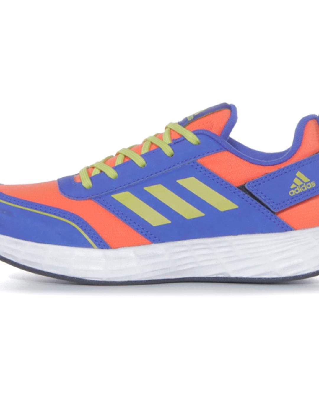 orange adidas kids