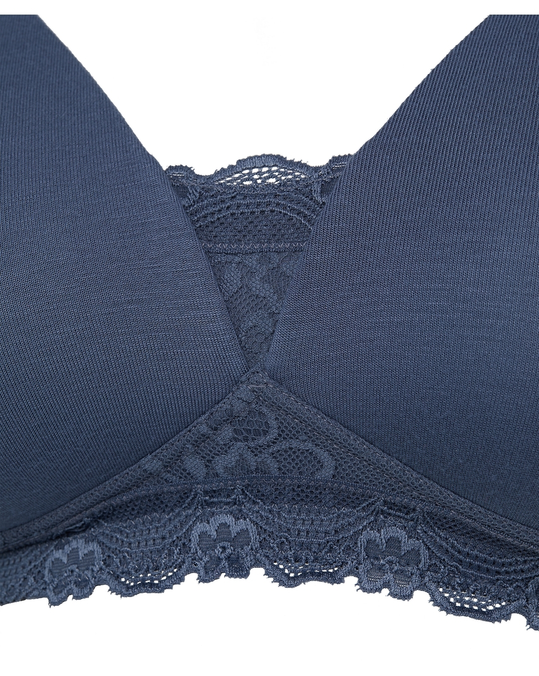 Bra with Lace Detail, for Maternity & Nursing - dark blue, Maternity