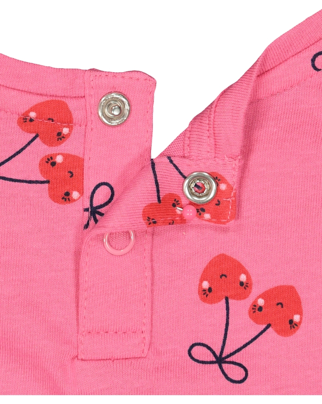 Girls Three- Piece Gradient Heart Graphic Set in Pink/Peach (7-12)