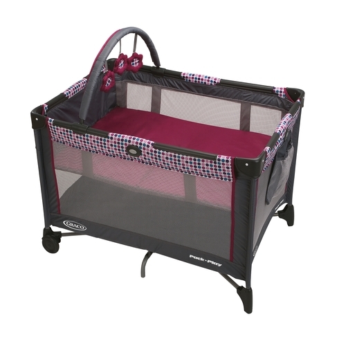 Graco Pnp Base Brittany Travel Cot Multicolor