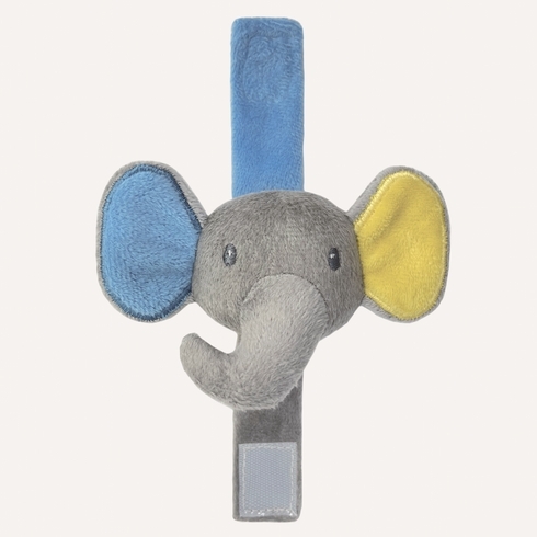 Abracadabra Elephant Wrist Rattle Grey