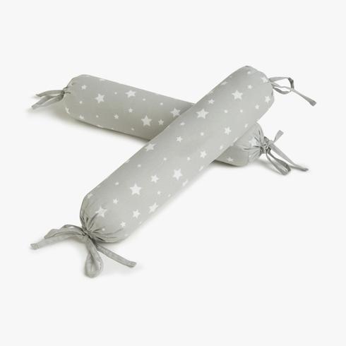 Mila Baby Starry Elly Bolster Pillows Set Grey