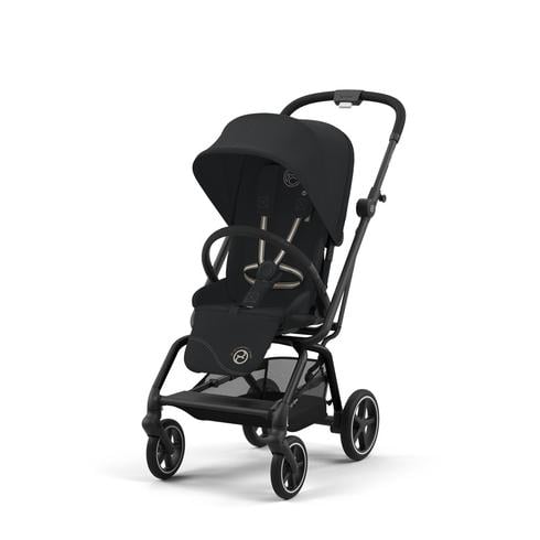 Cybex Eezy S Twist+ 2 Baby Stroller With 360 Degree Rotatable Seat For Babies From 0-4 Years - Magic Black