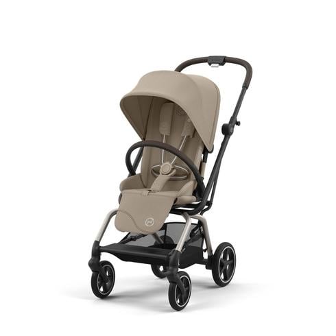 Cybex Eezy S Twist+ 2 Baby Stroller With 360 Degree Rotatable Seat For Babies From 0-4 Years - Almond Beige